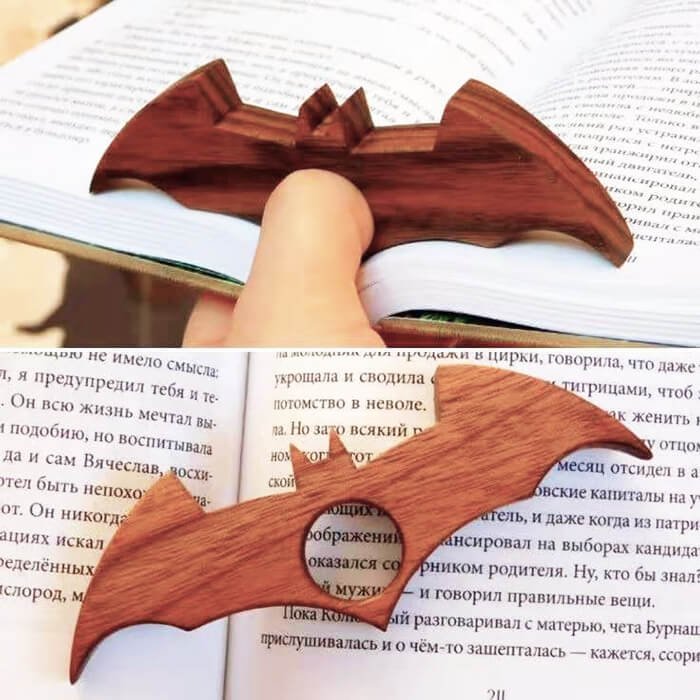 bague de lecture en forme de chauve-souris